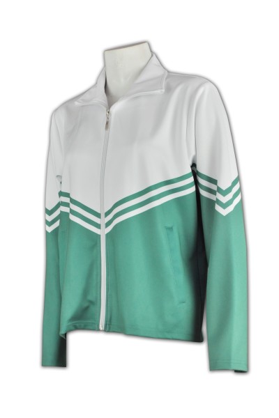 Manufacture of warm-up cheerleading uniforms custom green hit white cheerleading uniforms cheerleading uniforms factory CH214 45 degree
